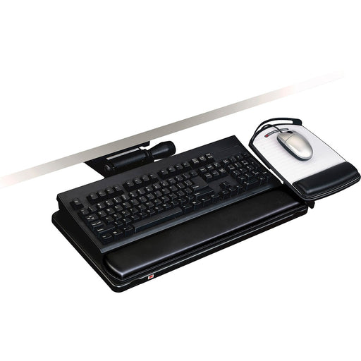 3M Easy Adjust Keyboard Tray Platform Gel Wrist Rests Precise Mouse Pad - The Supply Room
