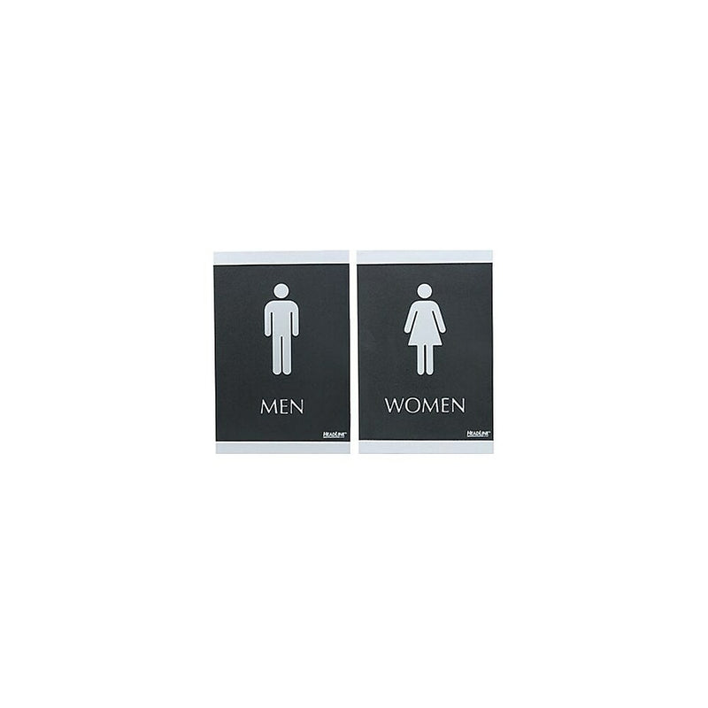 Headline Sign Century Series ADA Signs, Men/Women Combo Pack