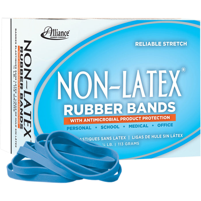 Non-Latex Rubber Bands with Antimicrobial Product Protection Size #64 0.25 lb/box