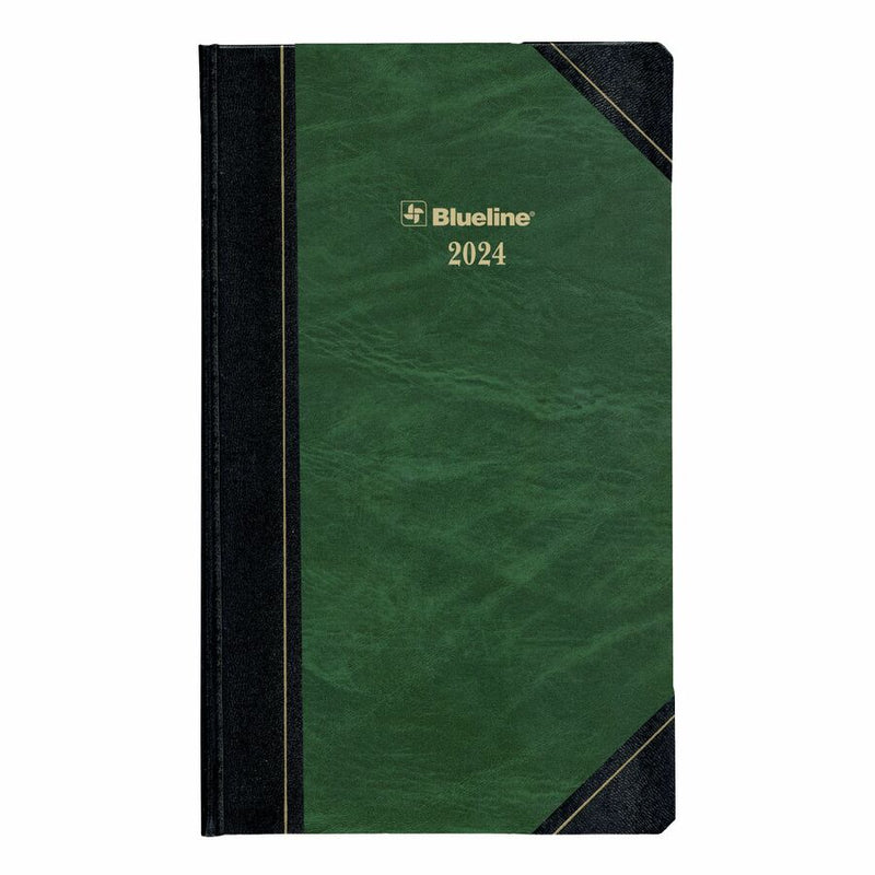 Blueline Hard Cover Daily Appointment Book -2024