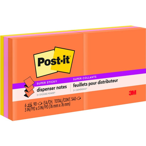 Post-it&reg; Pop-up Super Sticky Notes Refill - The Supply Room