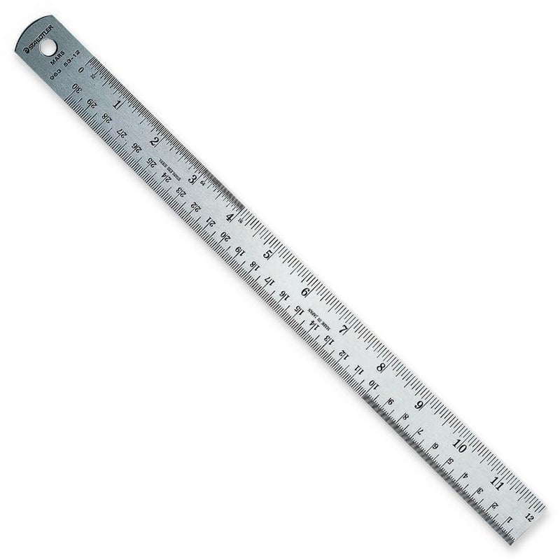 Staedtler English Ruler 12" Length - Metric Measuring System