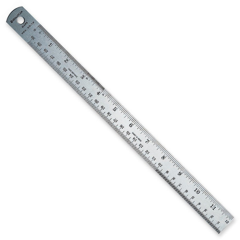 Staedtler 9635318BK English/Metric Ruler - 18" - The Supply Room