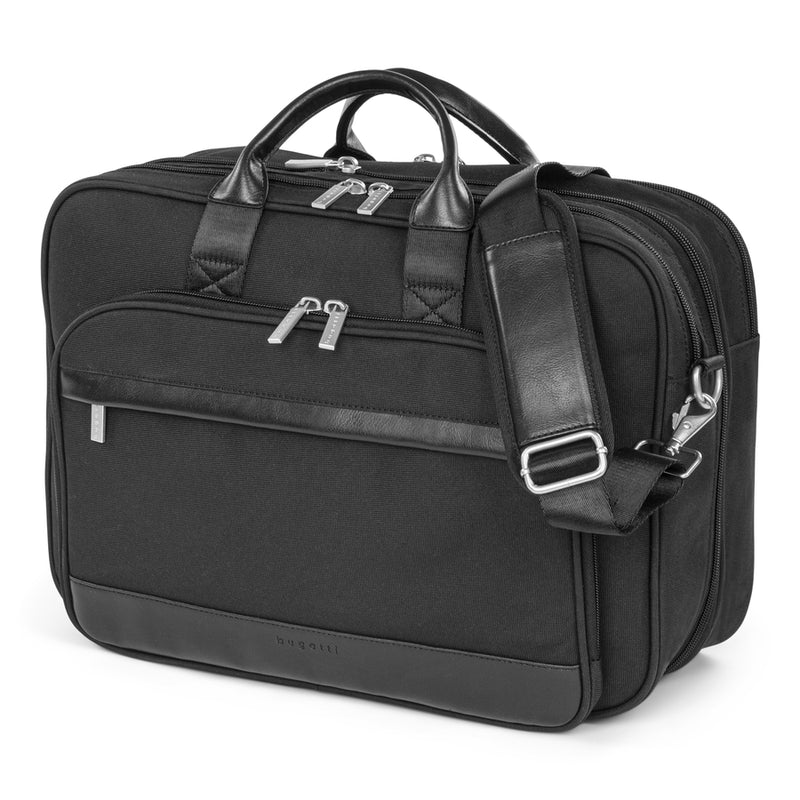 bugatti Executive Carrying Case (Briefcase) for 15.6" Notebook - Black