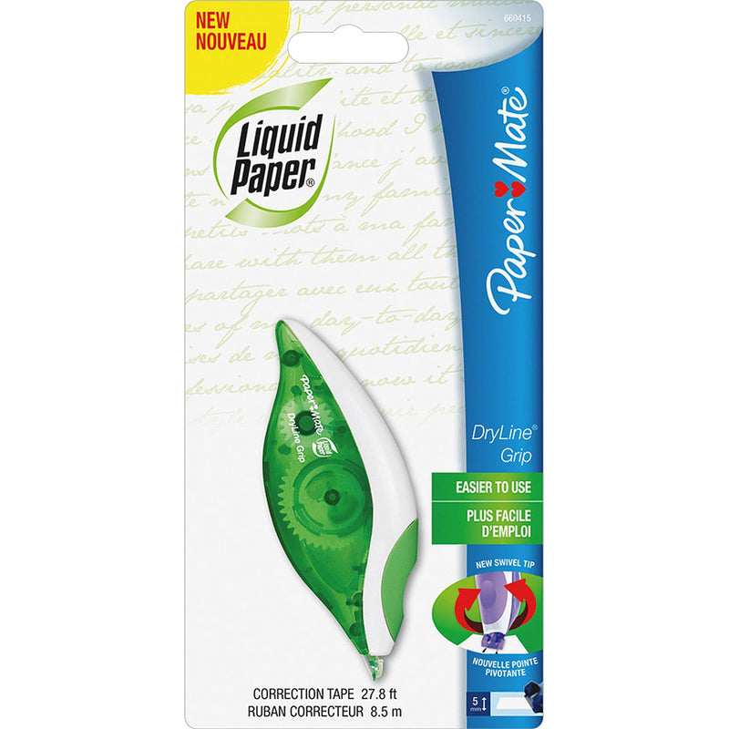Paper Mate Liquid Paper Dryline Grip Correction Tape
