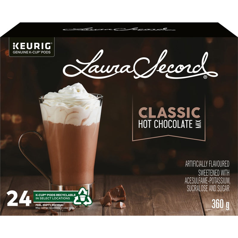 Laura Secord K-Cups - Hot Chocolate Mix - 24 Pack