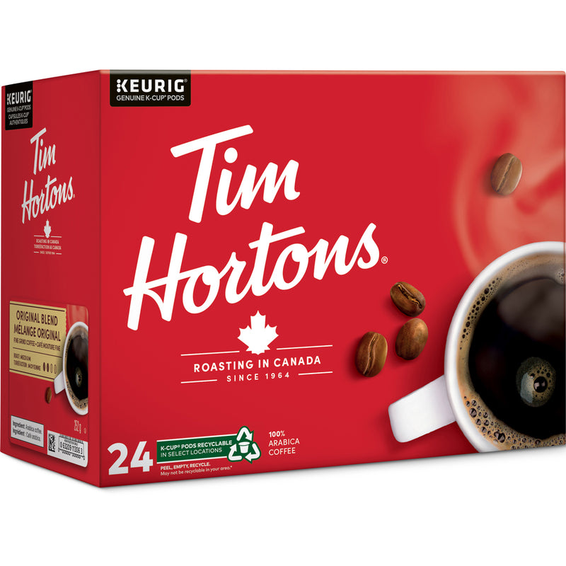 Tim Hortons K-Cup Keurig Coffee Pods Capsule - Kosher - 24 / Box