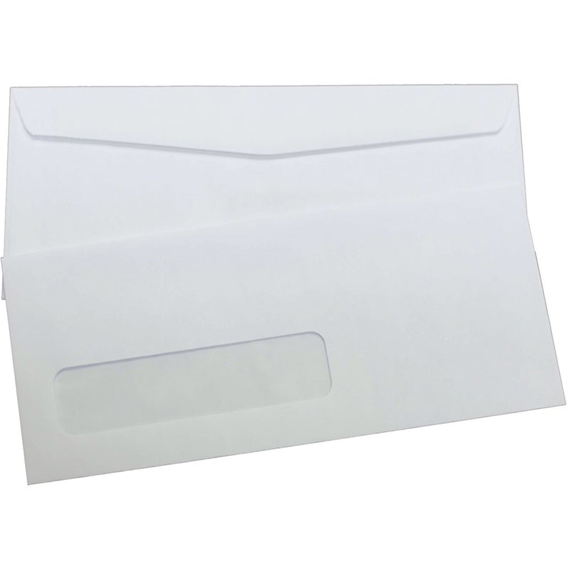 Supremex Envelope - Plain - #9 - 9 1/8" Width x 3 7/8" Length - 24 lb - Gummed Flap - 500 / Box - White Wove