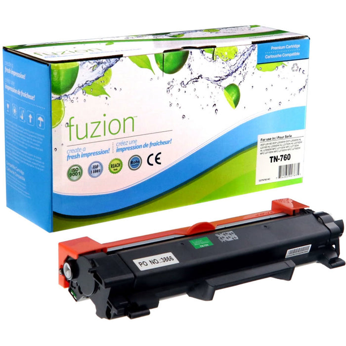 fuzion - Alternative for Brother TN760 Compatible Toner - Black