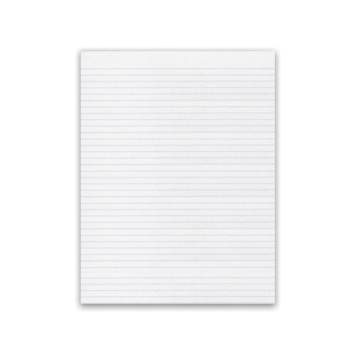 Offix White Paper Pad - 72 Sheets - Ruled - 8 1/2" x 11" - White Paper 5/pack