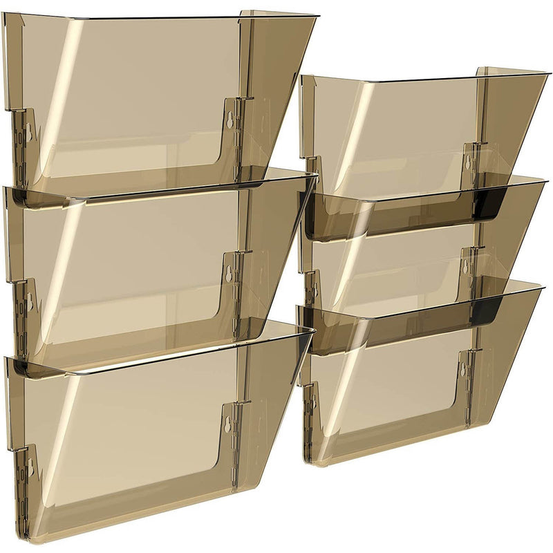 Storex Snap and Stack Wall Pockets Files, Letter - 6pcs / box