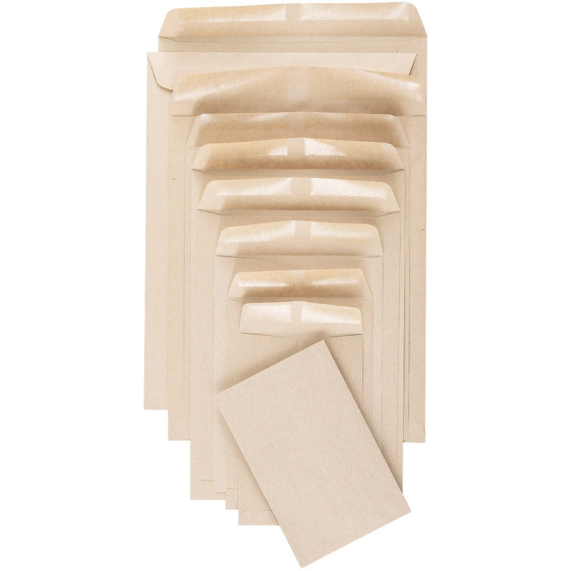 Supremex Recycled Kraft Envelope - #12 - 12" Width x 16" Length - 24 lb - Natural - Kraft - 250 / Box