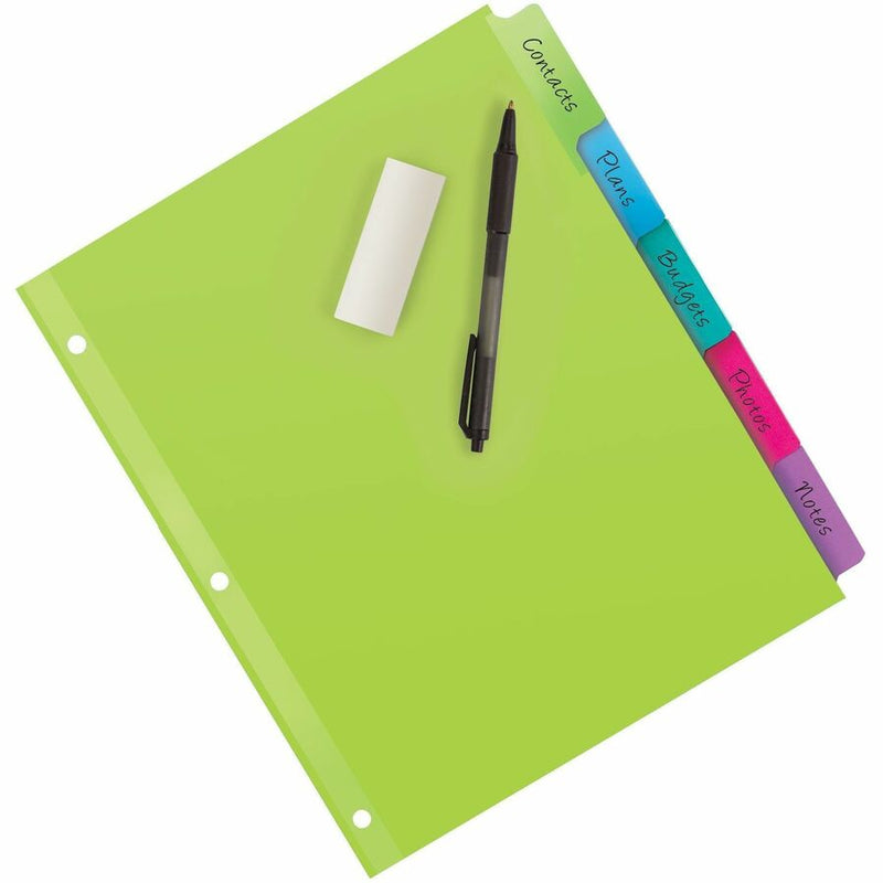 Avery® Big Tab™ Write & Erase Dividers 5 tabs, 1 set
