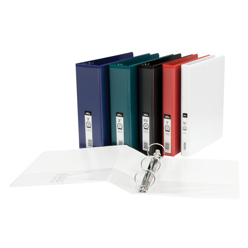 2" Red Letter Size - Offix Ring Binder
