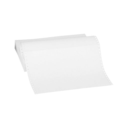 Continuous Forms White Blank - 14 7/8" x 11" - The Supply Room