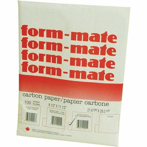IMPERIAL DADE Carbon Paper 8.5 x 11 Black - 100 / Pack - The Supply Room