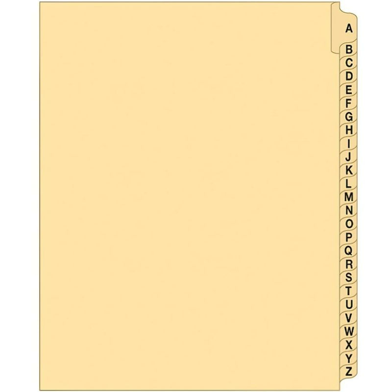 Supreme Litigation Tabs 26th Cut Alpha Set 11" Buff A-Z