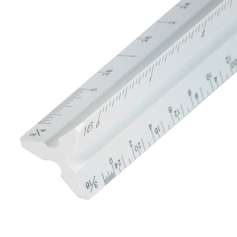 STAEDTLER Scale - Triangular - Ruled - 12" (98719-S1BK)