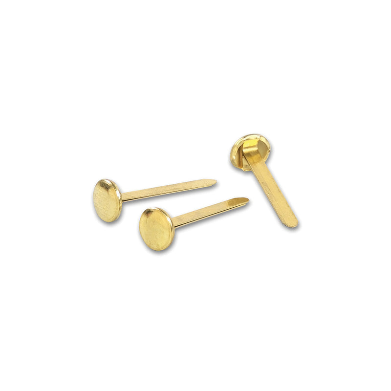 ACCO Brass Plated Paper Fasteners - 1-1/2" Shank - 100 Pack