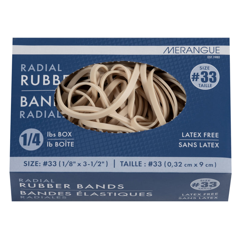 Merangue Rubber Bands #33 - 0.25 lb