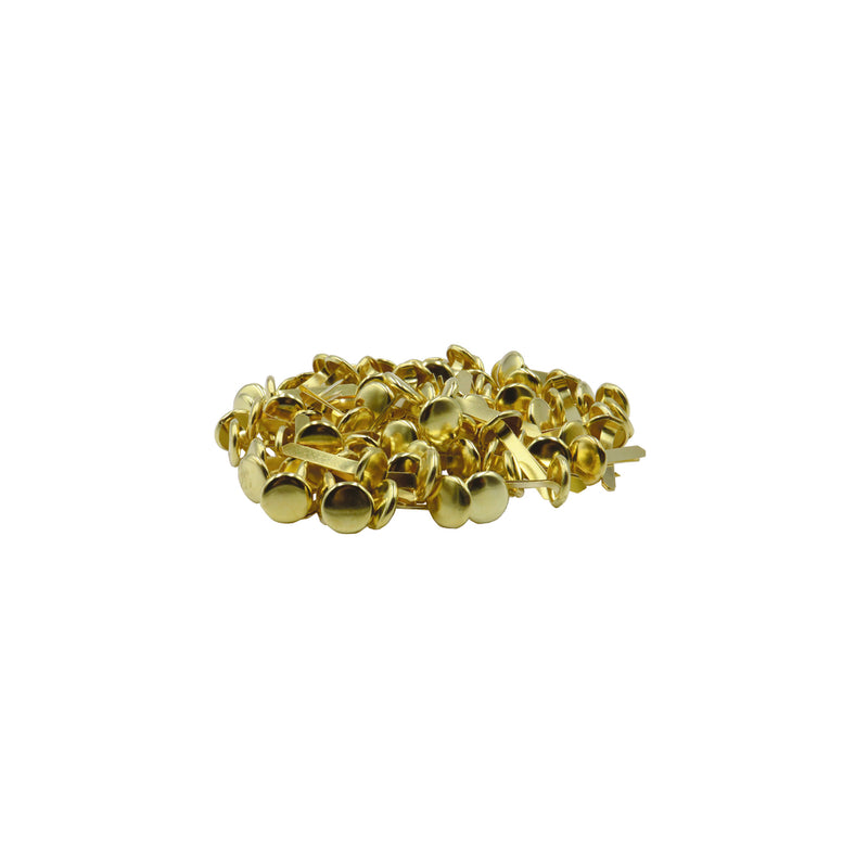 Westcott Brass Paper Fasteners - 3/4" - 100 Pack