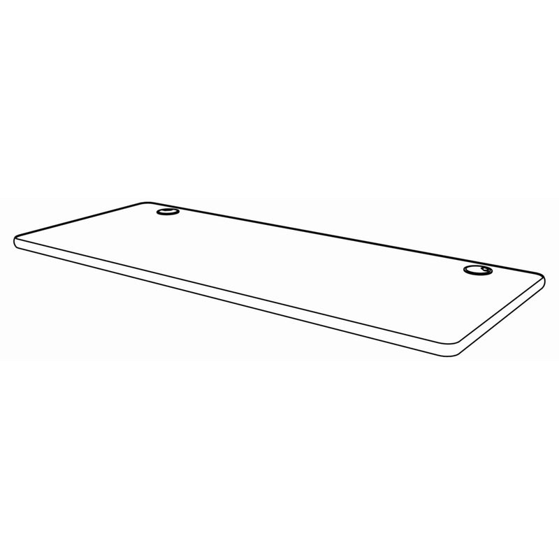 Star Tucana Conference Table Top - Rectangle Top - 60" Table Top Length x 24" Table Top Width x 1" Table Top Thickness - Figured Mahogany
