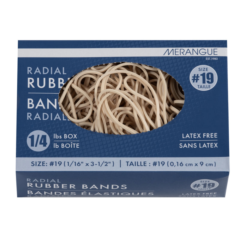 Merangue Rubber Bands #19 - 0.25 lb