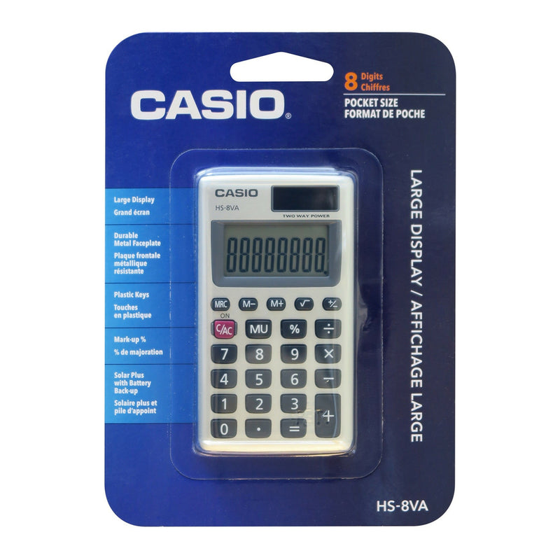 CASIO HS-8VA Compact Calculator