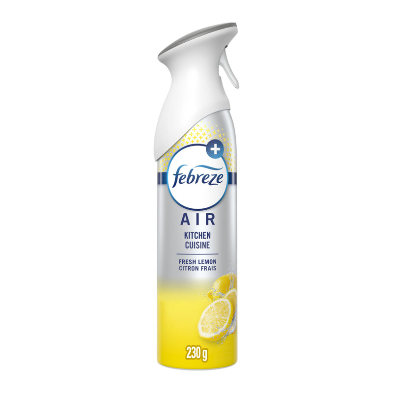 Febreze Air Kitchen Odour Eliminator Air Freshener - Fresh Lemon Scent - 230g - The Supply Room