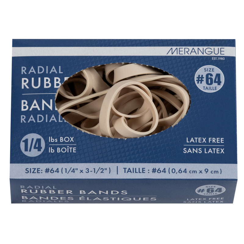 Merangue Rubber Bands #64 - 0.25 lb