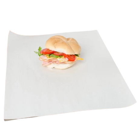 9" x 12" White Wax Paper - 2000 pcs