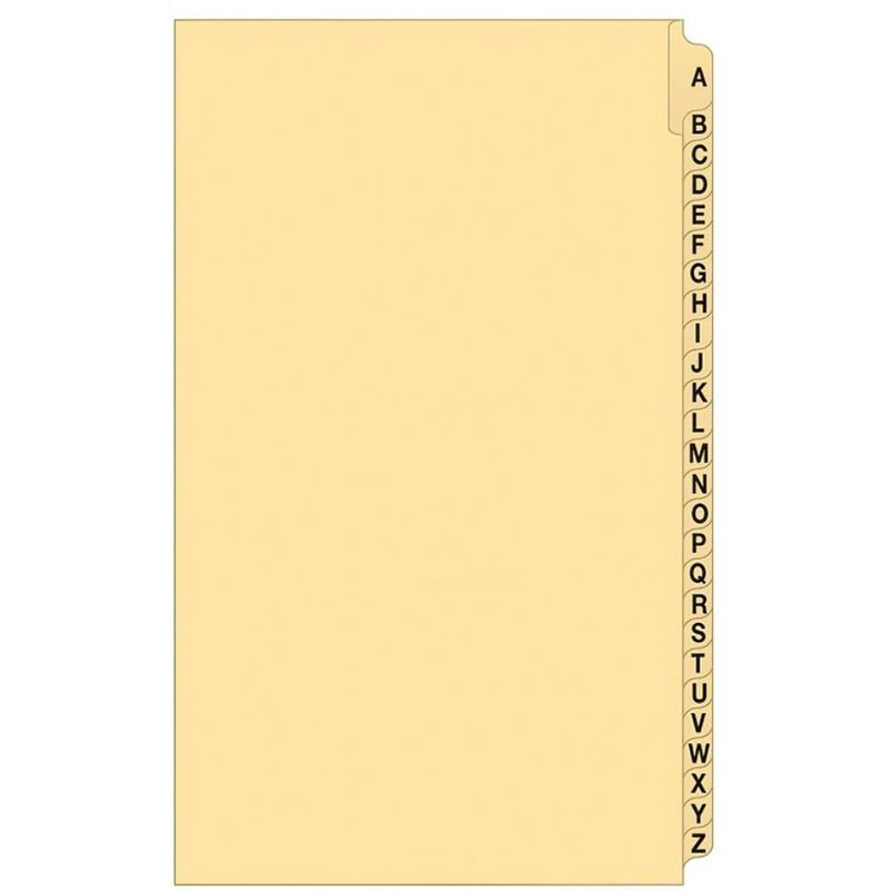 Supreme Litigation Tabs 26th Cut Alpha Set 14" Buff A-Z