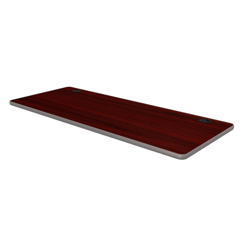 Star Tucana Conference Table Top - Rectangle Top - 60" Table Top Length x 24" Table Top Width x 1" Table Top Thickness - Figured Mahogany