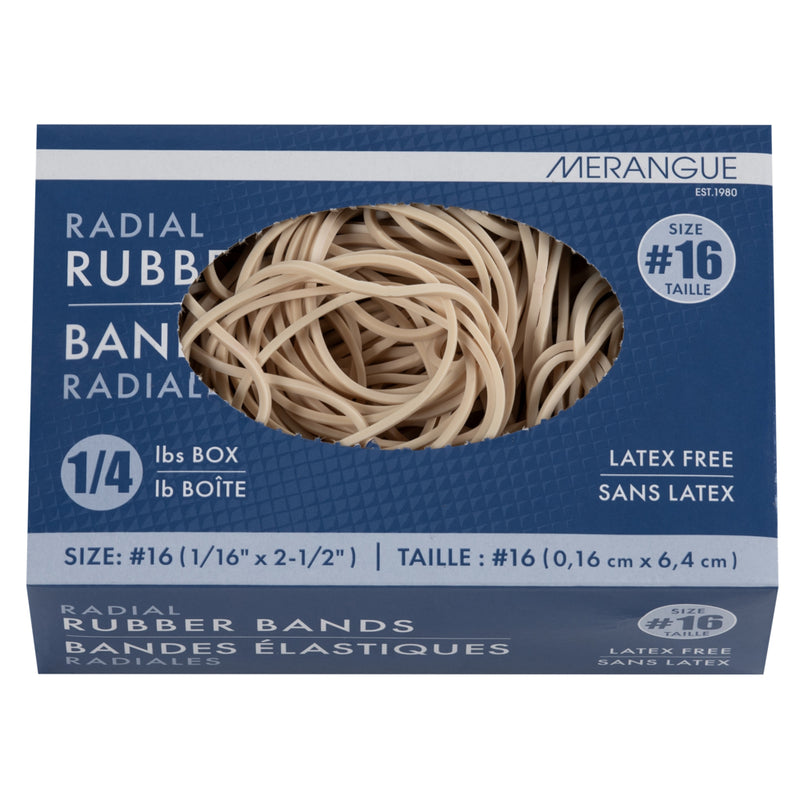 Merangue Rubber Bands #16 - 0.25 lb