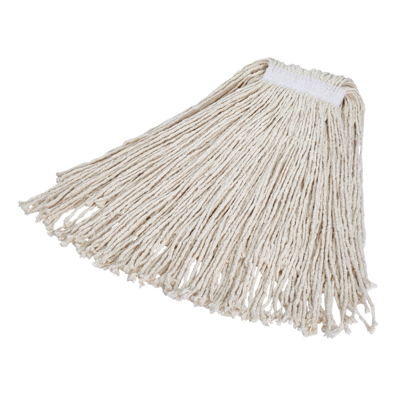 Rubbermaid Commercial Cotton Cut-End Wet Mop Head - #24 - 1" Band