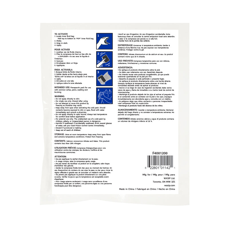 Wasip Instant Cold Pack - Small - 10/each