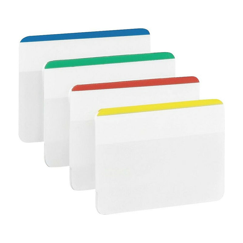 Post-it Durable Filing Tabs, 2", Assorted Colours, 24 Pack