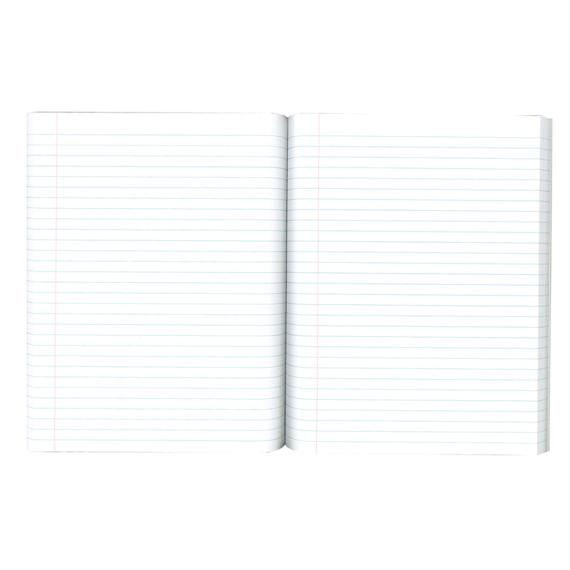 Hilroy H9 Ruled Journal - 7" x 9-1/4" - 96 Sheets - Black