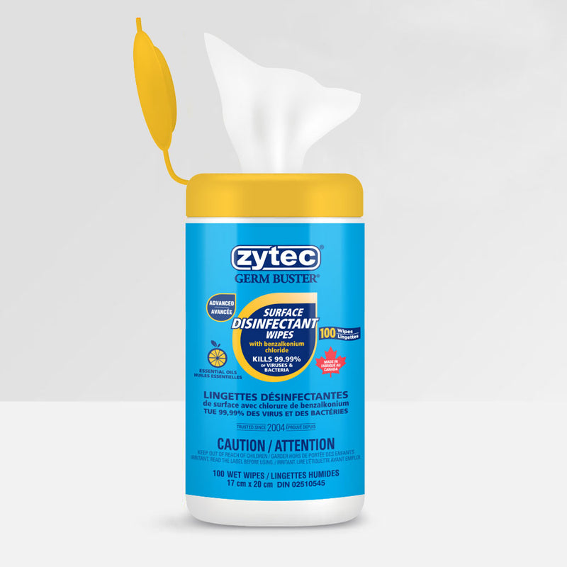 Advanced Disinfectant Wipes (Benzalkonium Chloride) 100 Wipes