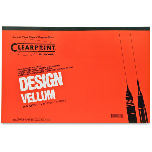 Clearprint Design Vellum Pad - Tabloid - The Supply Room