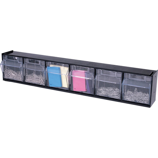 Deflecto Tilt Bin Interlocking Multi-Bin Storage Organizer - The Supply Room