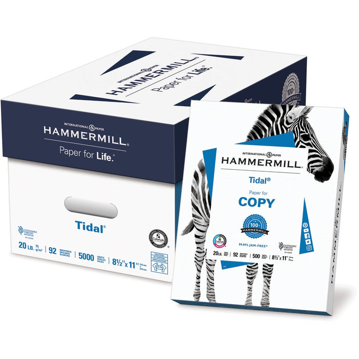 Hammermill Tidal 8.5x11 Inkjet, Laser Copy & Multipurpose Paper - 0% Recycled