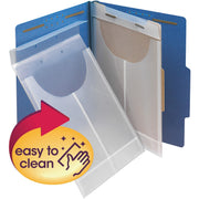 Smead Poly Retention Jacket - 3/4" Expansion - Letter/Legal - Clear - 24 Pack - The Supply Room