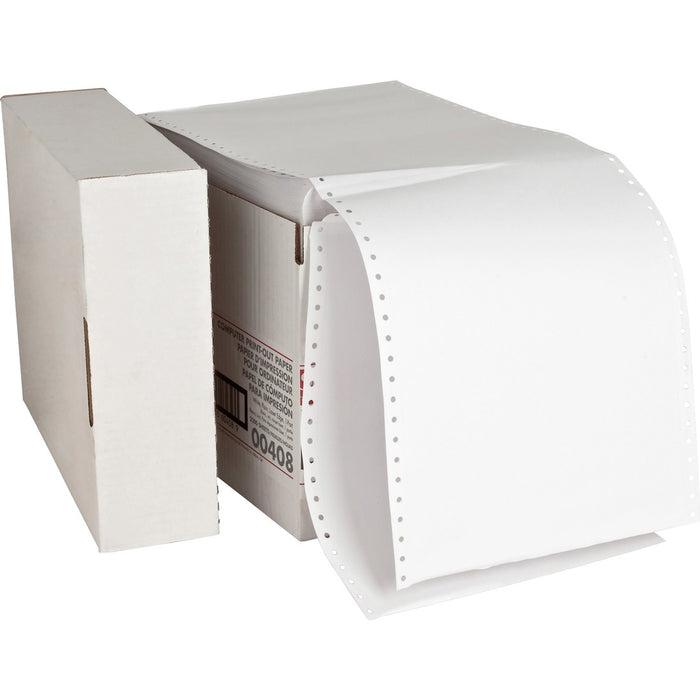 Sparco Continuous Paper - 8 1/2" x 11" - 20 lb Basis Weight - 2300 / Carton - White