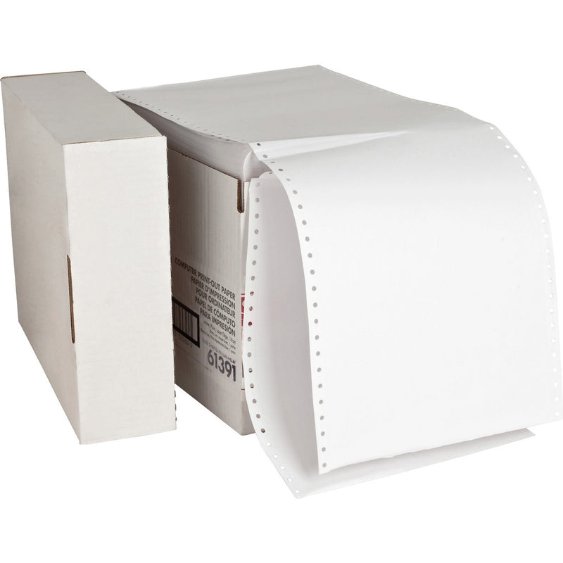 Sparco Continuous Paper - 8 1/2" x 11" - 20 lb Basis Weight - 2700 / Carton - White