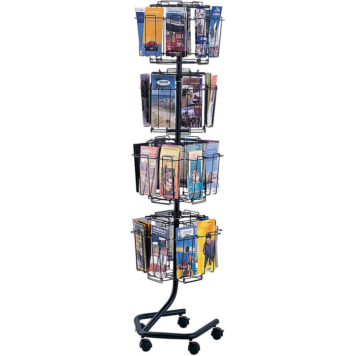 Safco Rotary Wire Brochure Display Stand