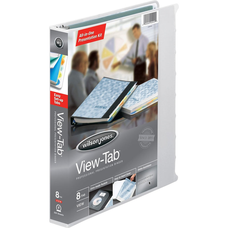Wilson Jones View-Tab 8-Tab Presentation Binder