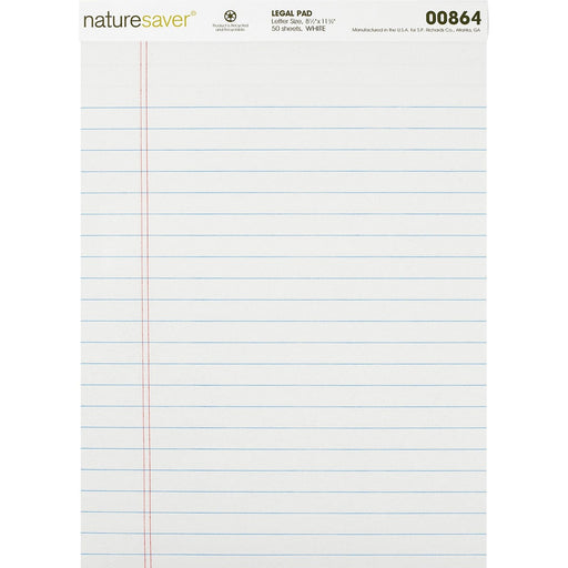 Nature Saver Recycled Legal Ruled Pads - The Supply Room