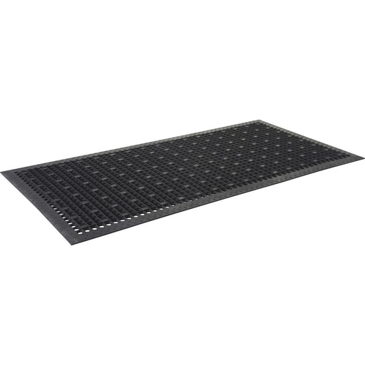 Genuine Joe Versa-Lite Anti-microbial Rubber Mat - The Supply Room