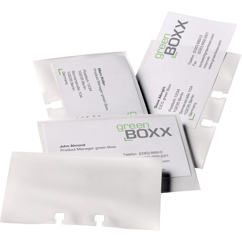 DURABLE Visifix Flip Refill Business Card Sleeves - The Supply Room